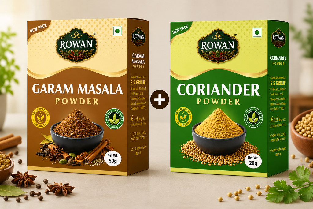 Garam Masala 50g + Coriander powder (free20g)