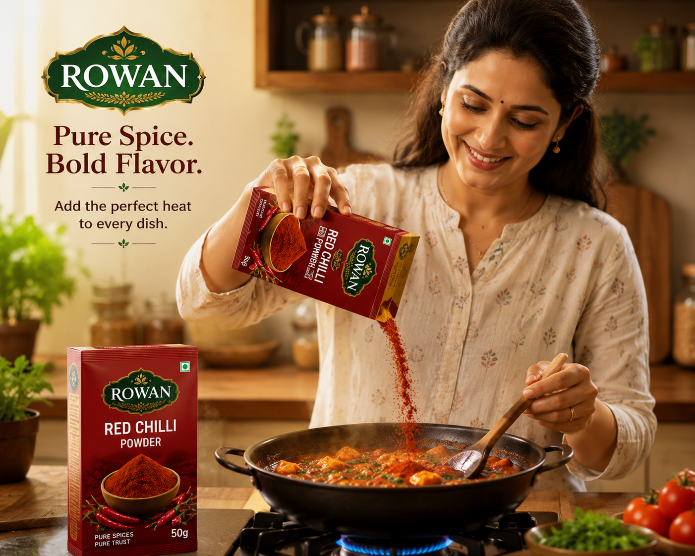 Rowan red chilli powder 50g