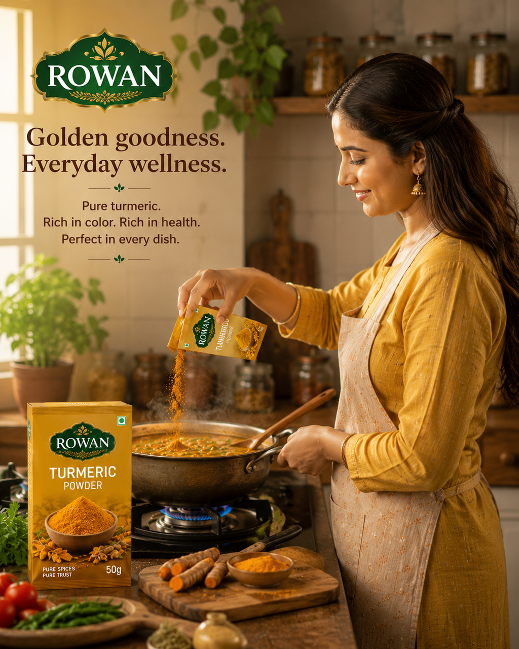 Rowan Turmeric Powder 50g