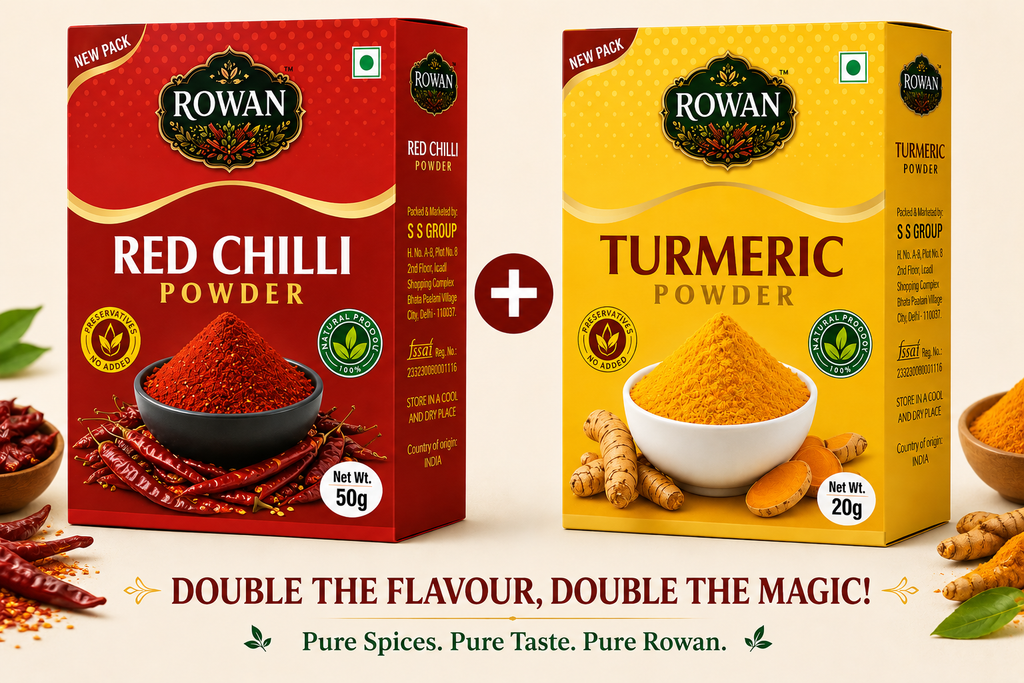 Red chilli + Turmeric powder