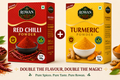 Red chilli + Turmeric powder